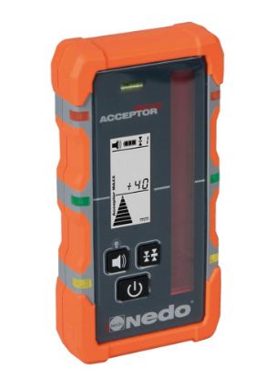 Afbeeldingen van NEDO Laserontvanger ACCEPTOR MAXX met mm-display en Heavy-Duty baakklem 430339