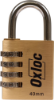 Afbeeldingen van OXLOC Cijferhangslot messing 40MM CL40
