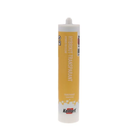 Afbeeldingen van KELFORT Hybrikit MS-poly transparant lijmen/voegen 290ML