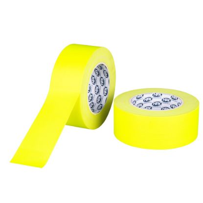 Afbeeldingen van Gaffer tape fluor geel 50MM 25M