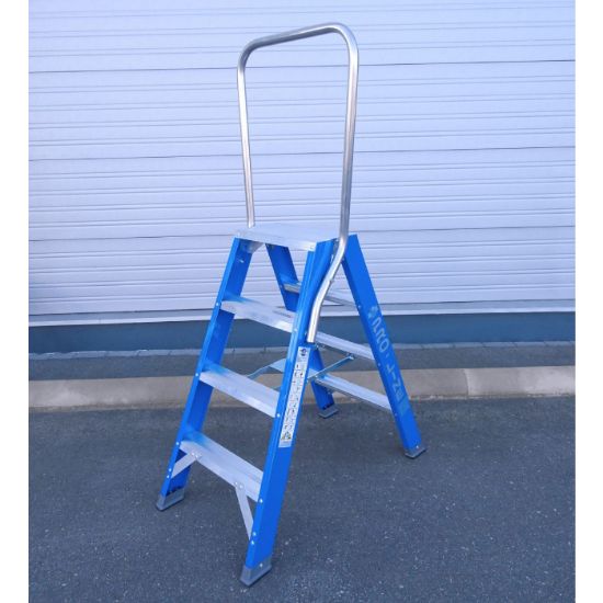 Afbeeldingen van ASC Dubbele trap Pro-Line 2X4 1,0M stahoogte