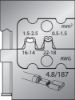 Afbeeldingen van GEDORE Krimpbek t.b.v. vlakke steekcontacten 6,3 0,5-6MM²