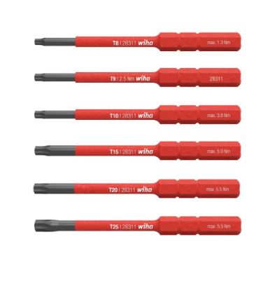 Afbeeldingen van Wiha Bitset 2831 B6-04 Torx slimva 6dlg