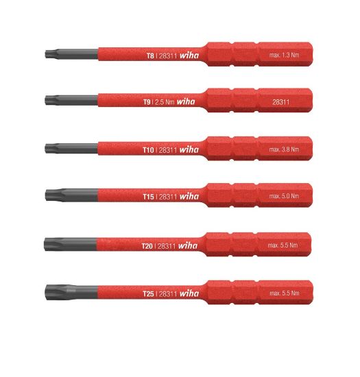 Afbeeldingen van Wiha Bitset 2831 B6-04 Torx slimva 6dlg