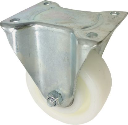 Afbeeldingen van KELFORT Bokwiel EV wit polyamide 125MM met rollager 700kg