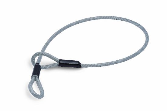 Afbeeldingen van Slotkabel PVC ommanteld transparant 3,5M 6/8