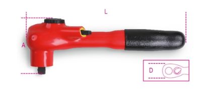 Afbeeldingen van BETA Omschakelbare ratel ⅜" 910MQ/55