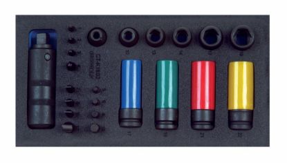 Afbeeldingen van GEDORE Slagschroevendraaierset in CT module 19x