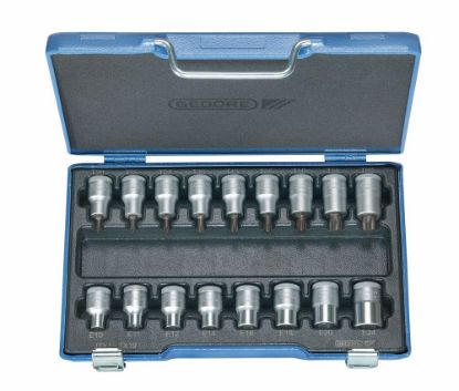 Afbeeldingen van GEDORE Schroevendraaierdopsleutelset ½" TORX 17x