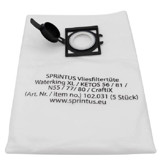 Afbeeldingen van D'Orly x Sprintus Fleece filter zak CraftX M 5x