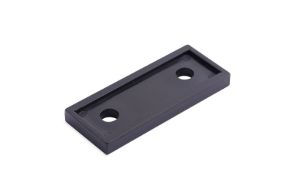 Afbeeldingen van Onderlegplaat raamkozijn plastic zwart