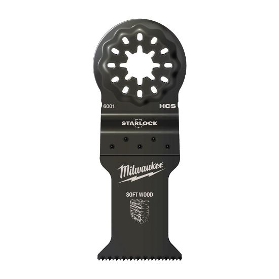 Afbeeldingen van MILWAUKEE Invalzaagblad multitool Starlock hout 35X42MM 10x