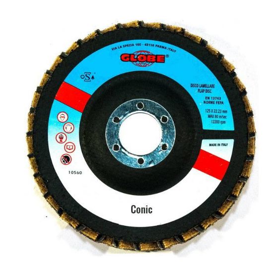 Afbeeldingen van GLOBE Lamellenschijf G2814-C RVS Z60 115X22,2MM