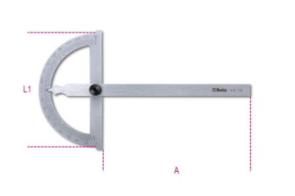 Afbeeldingen van BETA Hoekmeter 120MM 1676 120