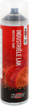 Afbeeldingen van KELFORT Industrie lak diepzwart RAL 9005 500ML