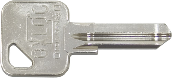 Afbeeldingen van OXLOC Sleutel profielcilinder blind nikkel 60MM