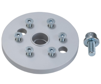 Afbeeldingen van AGP Vlakzaagmachinekit met flens HY-Patroon geschikt voor modellen C16,C406 en C18 opnamedoorn 25,4MM (1") met 6 boutgaten op een steekcirkel van 60MM