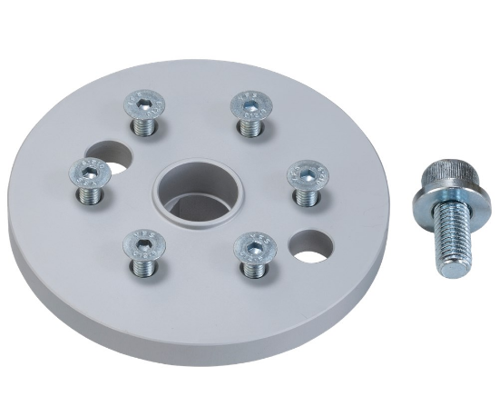Afbeeldingen van AGP Vlakzaagmachinekit met flens HY-Patroon geschikt voor modellen C16,C406 en C18 opnamedoorn 25,4MM (1") met 6 boutgaten op een steekcirkel van 60MM