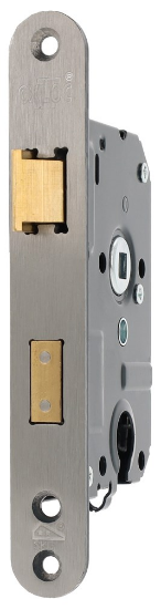 Afbeeldingen van OXLOC Veiligheidsslot profielcilinder dag-/nachtslot RVS recht PC55