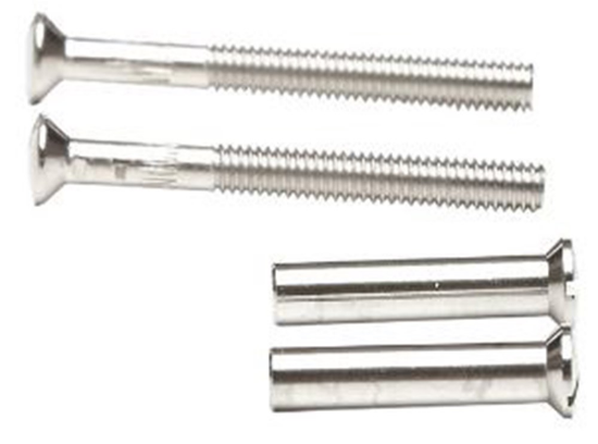 Afbeeldingen van AMI Patentboutset M4X38 bestaande uit 2x schroef & 2x huls