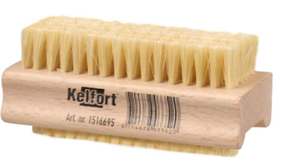 Afbeeldingen van KELFORT Nagelborstel blank met nylon vezels