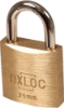 Afbeeldingen van OXLOC Cilinderhangslot EV messing laag 25MM KA2501