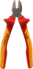 Afbeeldingen van IRONSIDE Zijsnijtang VDE 2-componenten 160MM