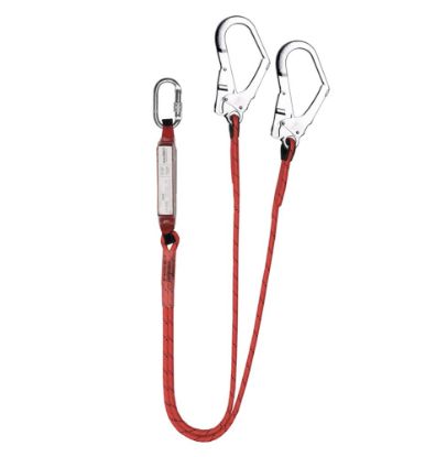 Afbeeldingen van ELLERsafe Dubbele vanglijn LB102 karabijnhaak/pijphaak 2M