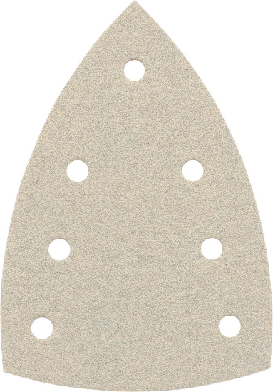 Afbeeldingen van KELFORT Klitschuurschijf DELTA wit 7-gat K80 10x