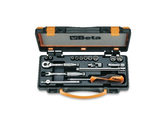 Afbeeldingen van BETA Dopsleutelset ¼" + toebehoren 900AS/C17-MBM