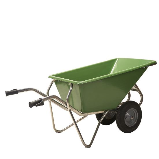 Afbeeldingen van MATADOR Agri kruiwagen Noka 160-L4 PP bak met 2 4-ply luchtbanden