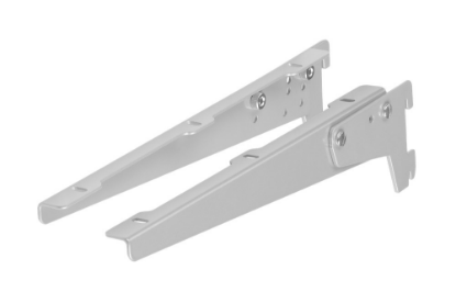 Afbeeldingen van Drager verstelbaar wit gelakt 250MM