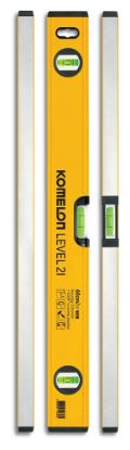 Afbeeldingen van KOMELON Waterpas premium 120CM geel aluminium profiel 2H1V