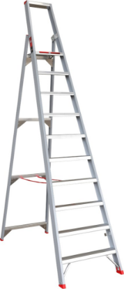 Afbeeldingen van KELFORT Plateautrap enkel oploopbaar 10 treden 236CM