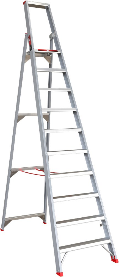 Afbeeldingen van KELFORT Plateautrap enkel oploopbaar 10 treden 236CM