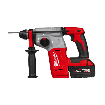 Afbeeldingen van MILWAUKEE Accu combihamer M18BLH-502X SDS-Plus koolborstelloos 4-standen