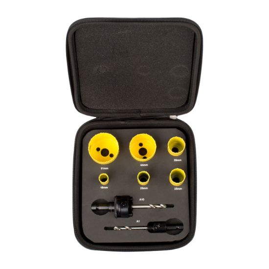 Afbeeldingen van STARRETT Gatzagenset Elektricien KFC06022 8x