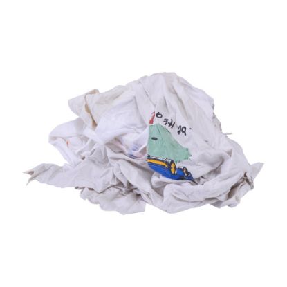 Afbeeldingen van Poetslap tricot speciaal wit 10kg