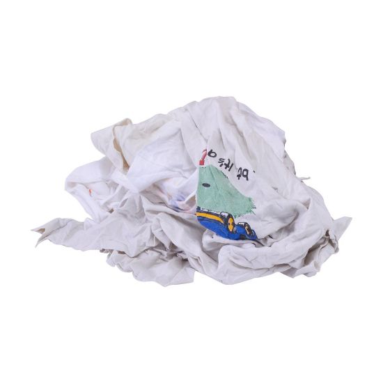 Afbeeldingen van Poetslap tricot speciaal wit 10kg