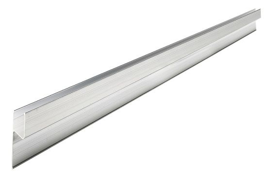 Afbeeldingen van SOLA Strijklat H-profiel aluminium AL2605 1,5M