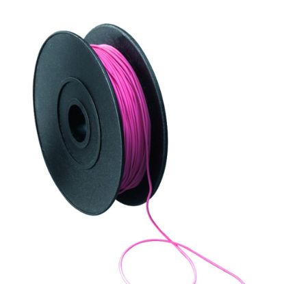 Afbeeldingen van MELKMEISJE Tegelhoekjes met elastiek roze op rol 20M