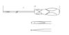 Afbeeldingen van BETA Schroevendraaier lang sleuf 1294L 6,5X400