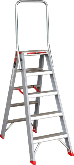 Afbeeldingen van KELFORT Trap dubbel oploopbaar 5 117CM