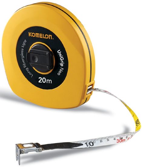 Afbeeldingen van KOMELON Meetband UniGrip Neo 20M 13MM glasfiber haak