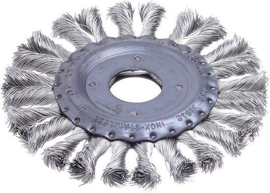 Afbeeldingen van FORUM Ronde borstel getordeerd RVS 115MM