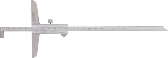 Afbeeldingen van FORUM Diepeschuifmaat met omgezette meetstang 200MM