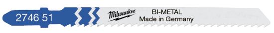 Afbeeldingen van MILWAUKEE Decoupeerzaagblad Bi-metaal T101A SPECIAL 75X2,5MM 5x