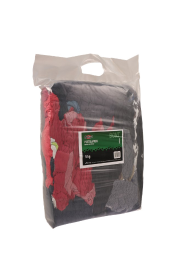 Afbeeldingen van KELFORT Poetslappen bont zak 5kg