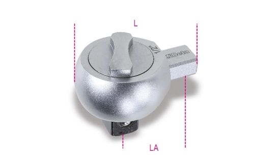 Afbeeldingen van BETA Omschakelbare ratelkop ½" 615 9X12