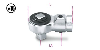 Afbeeldingen van BETA Doorsteek ratelkop 614/50